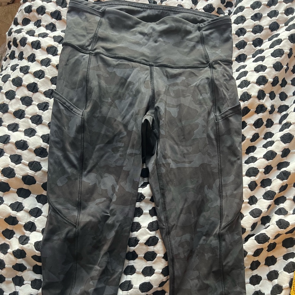 Lululemon black camo leggings